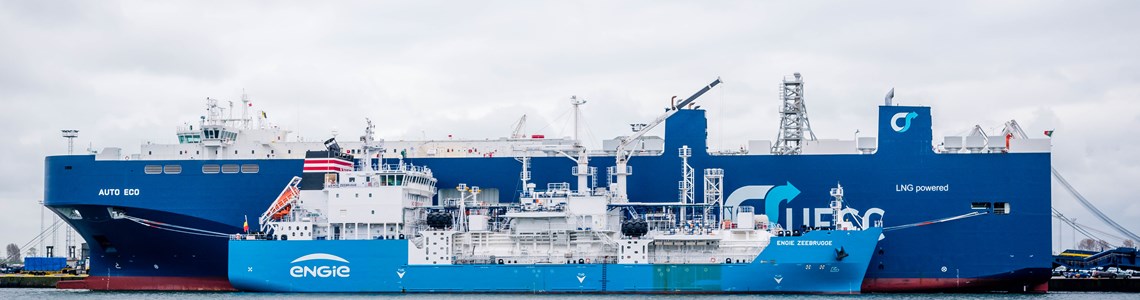 Ship-to-ship LNG bunkering service started in the port of Zeebrugge